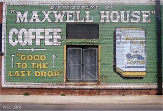 Restored Maxwell House ad - Pennington Grocery Co., Pauls Valley, OK
